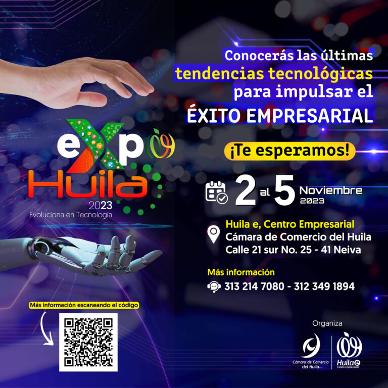 Pieza gráfica Cámara de Comercio del Huila