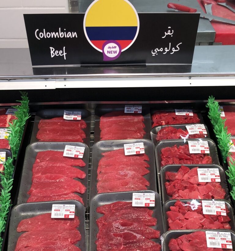 Las exportaciones de carne 100 % colombiana llegan a cerca de 30 países.