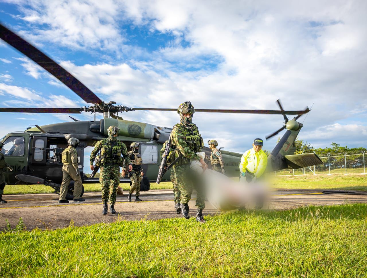 Seis integrantes de las FARC fueron dados de baja en una operación del Ejército en Belalcázar, Cauca.